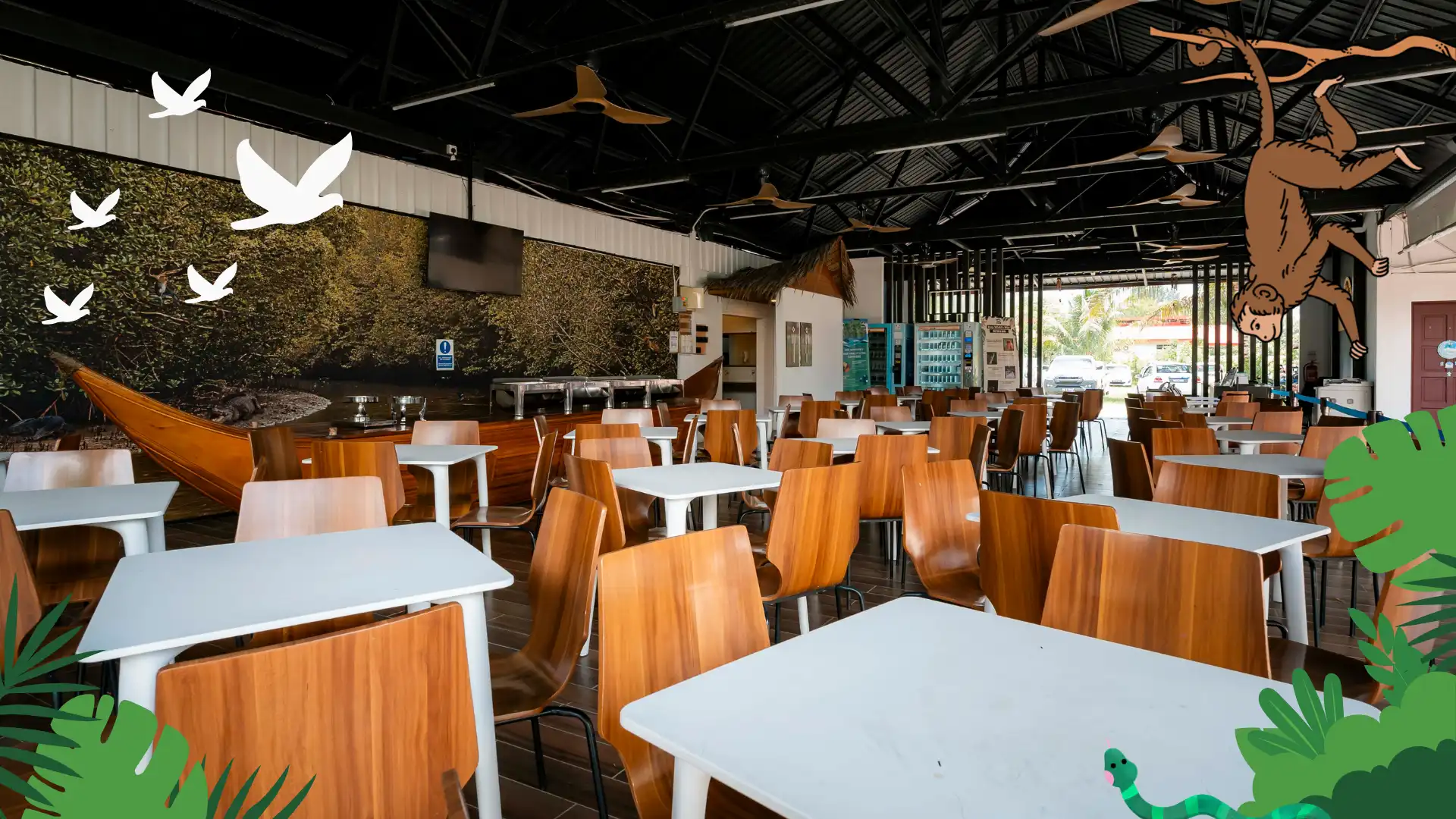 Rampayan cafe cater experiance in kota belud